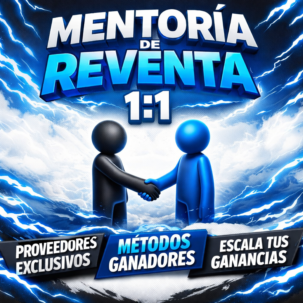 MENTORÍA DE REVENTA 1:1 - ESCALA TUS GANANCIAS
